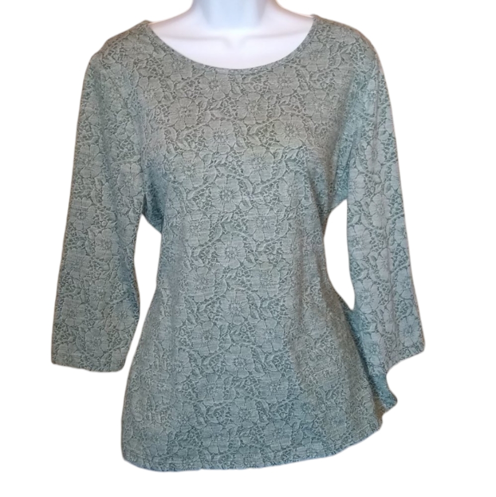 Laura Scott Jacquard Top